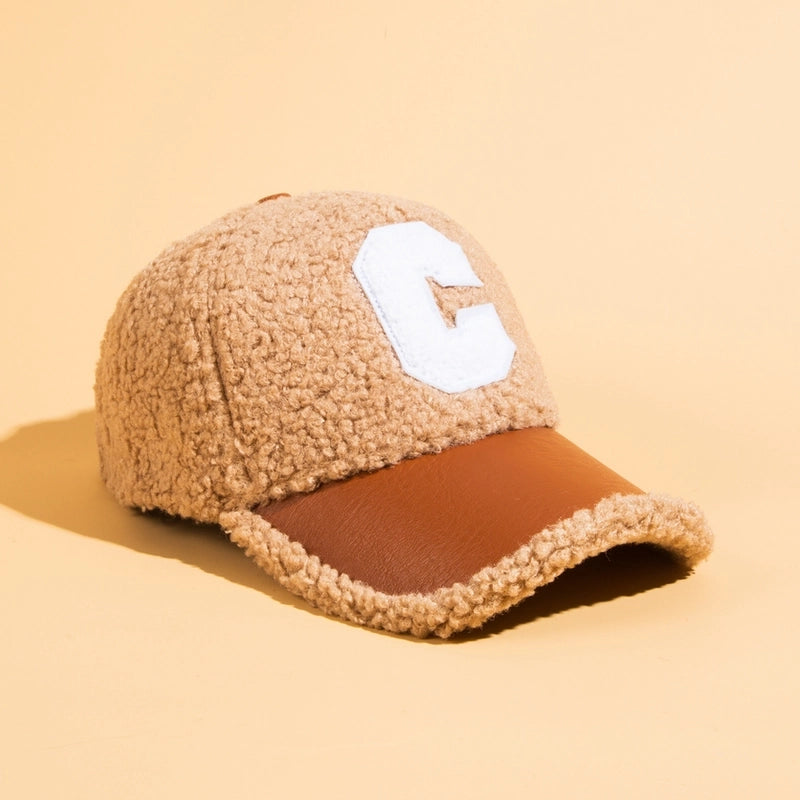 Women's Minimalist Letter Embroidery Curved Eaves Baseball Cap