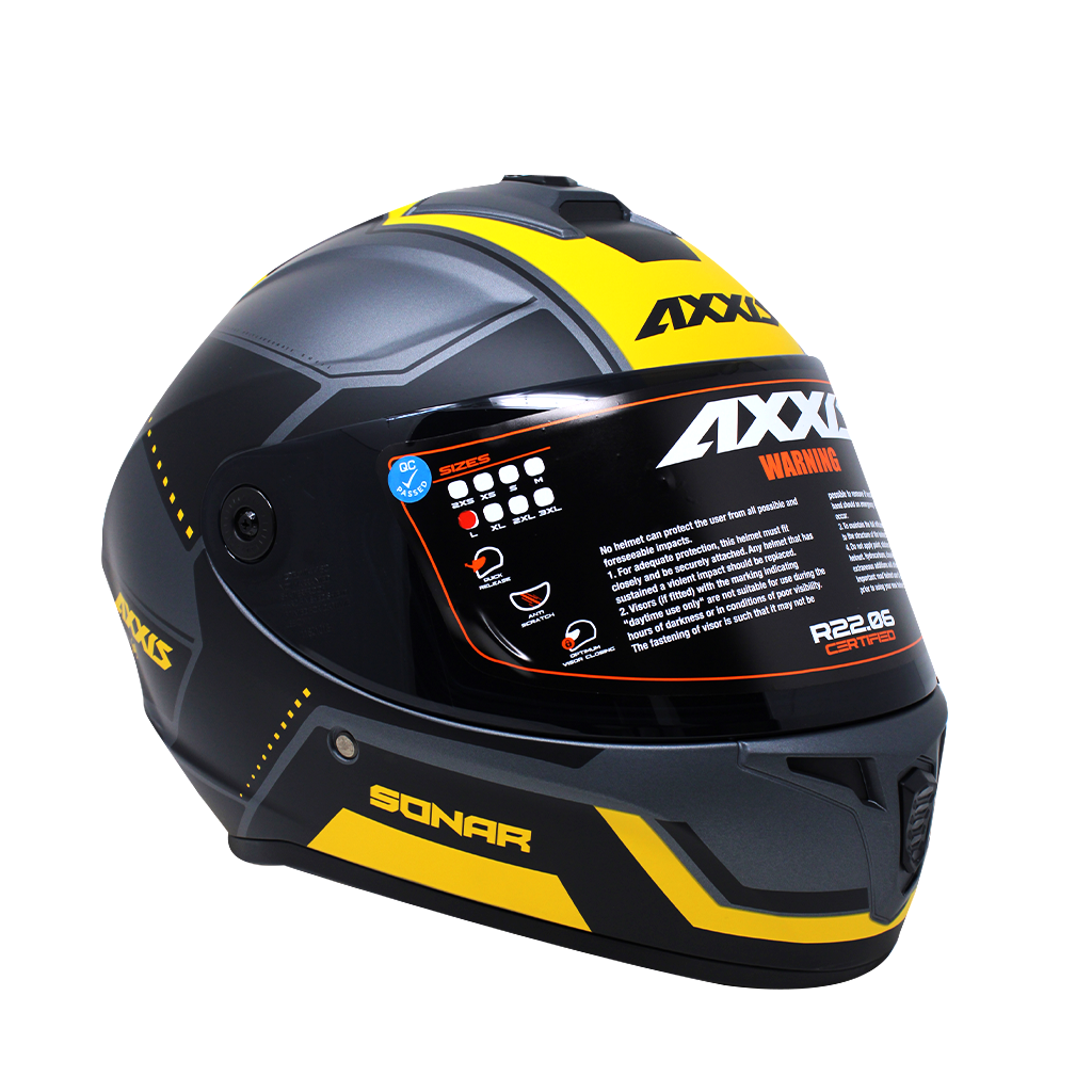 Casco Integral Axxis Draken Amarillo