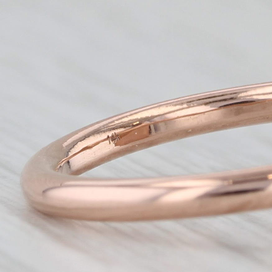 New Custom 1.58ct Galaxy Diamond Solitaire Ring 14k Rose Gold Size 6 Rose Cut