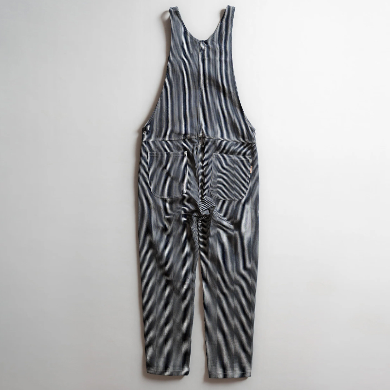 Men's Classic Striped Cargo Overalls