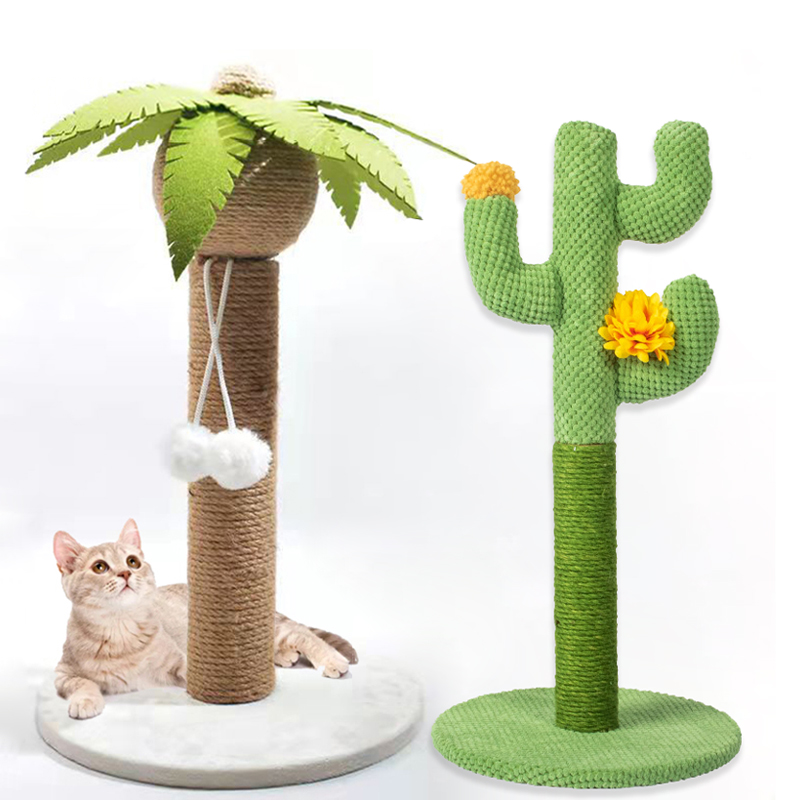 Cat Scratching Tree Post