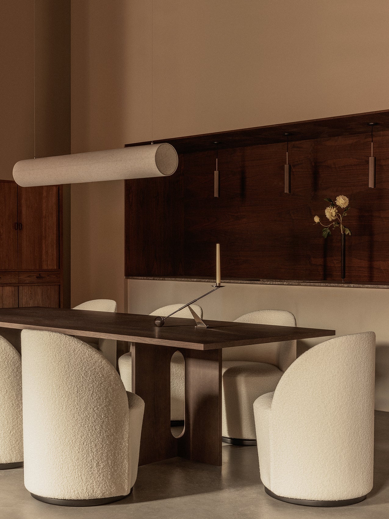 Hashira Linear Pendant Lamp. Raw