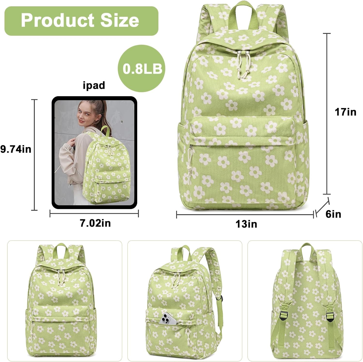 Bluboon School Backpack Teens Girls Boys Kids School Book Bags with Lunch Box Pencil Bag