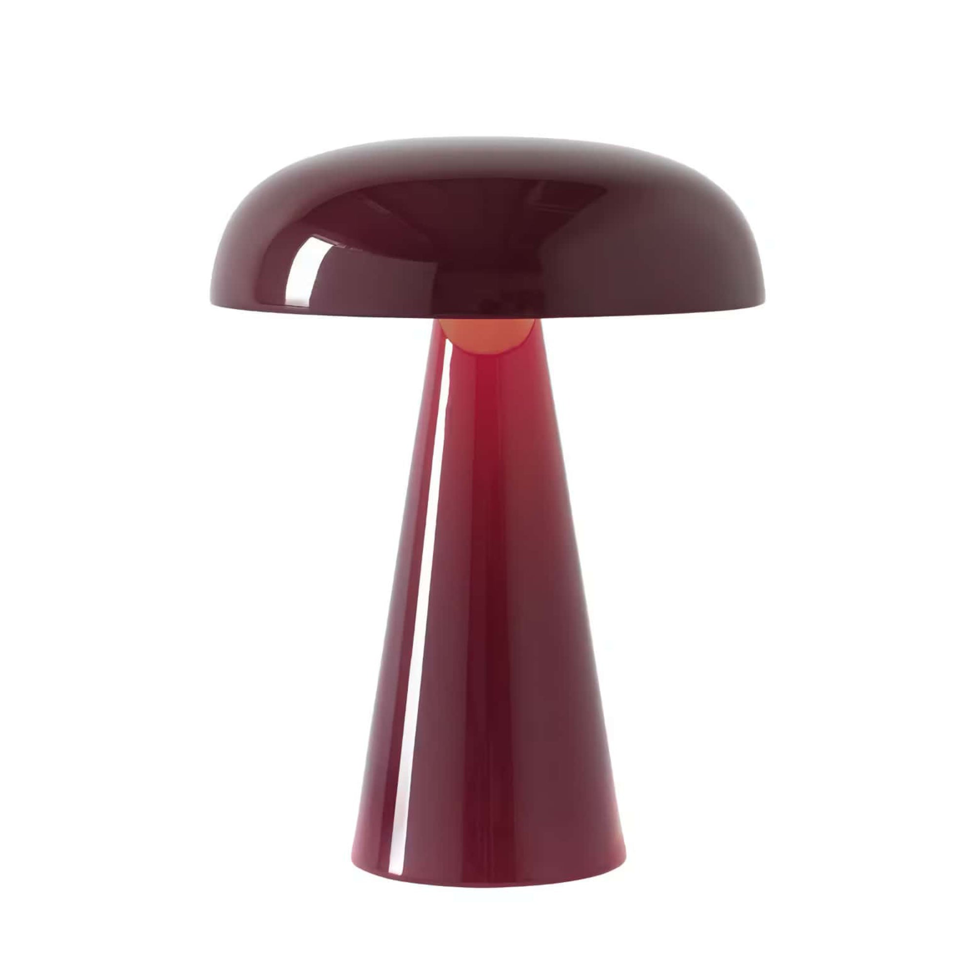 SC53 Como Portable Table Lamp. red brown