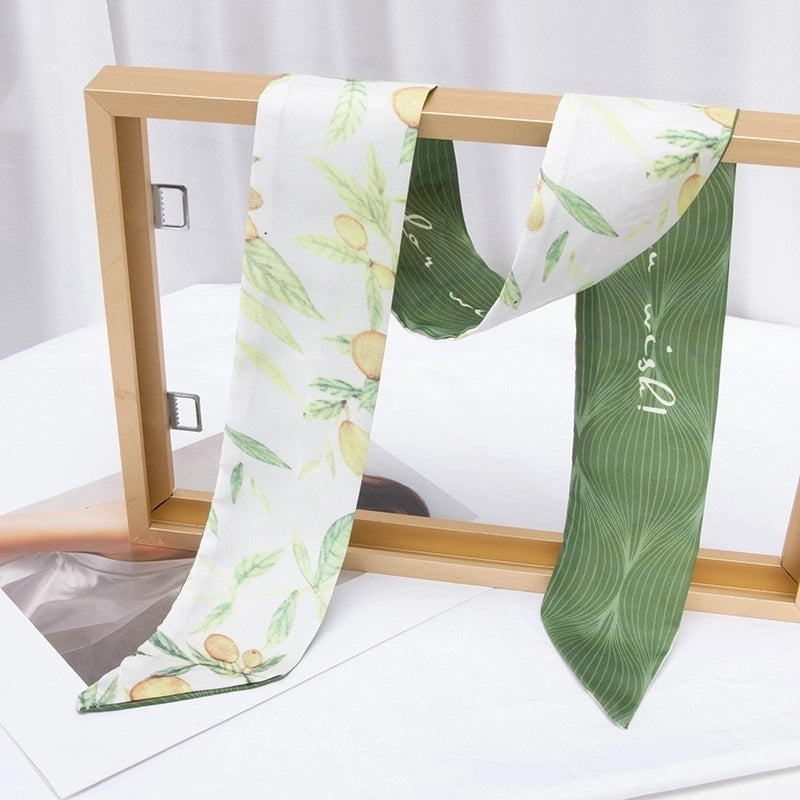 Women's Casual Minimalist Printing Plaid Flower Polyester Hair Band