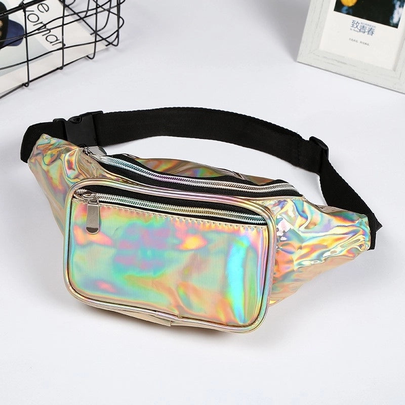 Women's Streetwear Solid Color Pu Leather Waist Bags