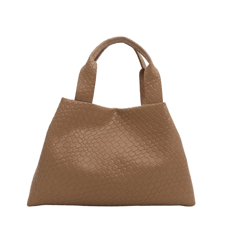 Women's Medium Pu Leather Solid Color Streetwear Magnetic Buckle Bucket Bag