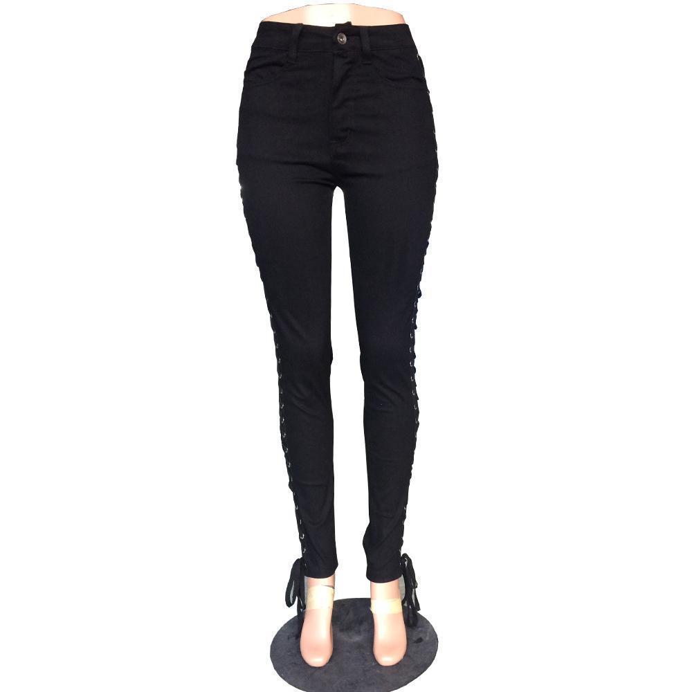 Side Laced Jeans