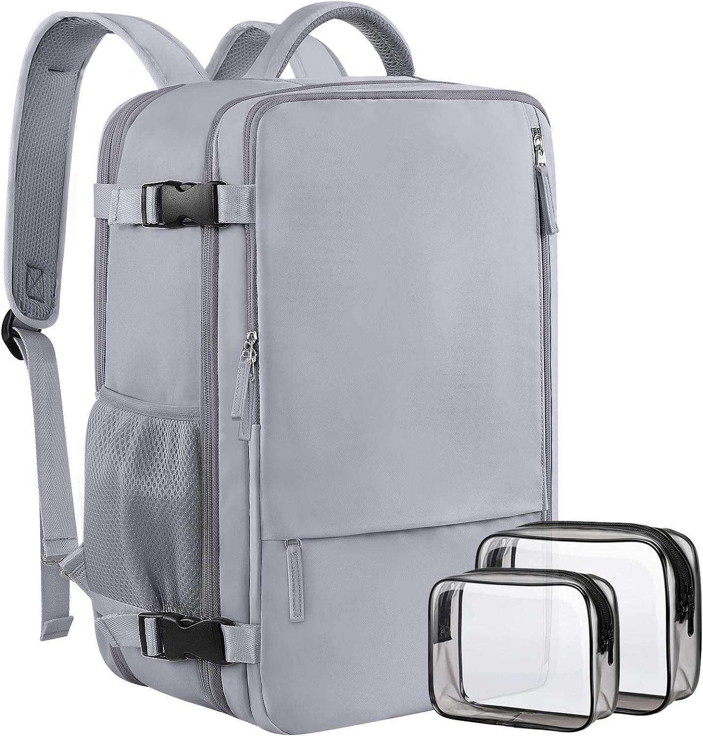 Large Travel Backpack for Women Men, Expandable 40L Carry On Backpack, 17 Inch Laptop Backpack College Bookbag, Waterproof Travel bag as Person Item Flight Approved