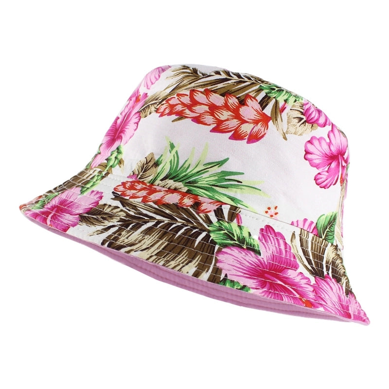 New Double-sided Basin Hat Summer Sun Protection Outdoor Basin Hat Men And Women Personalized Printed Fashion Hat