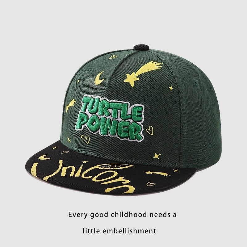Children Unisex Hip-Hop Sports Letter Ivy Cap Baseball Cap