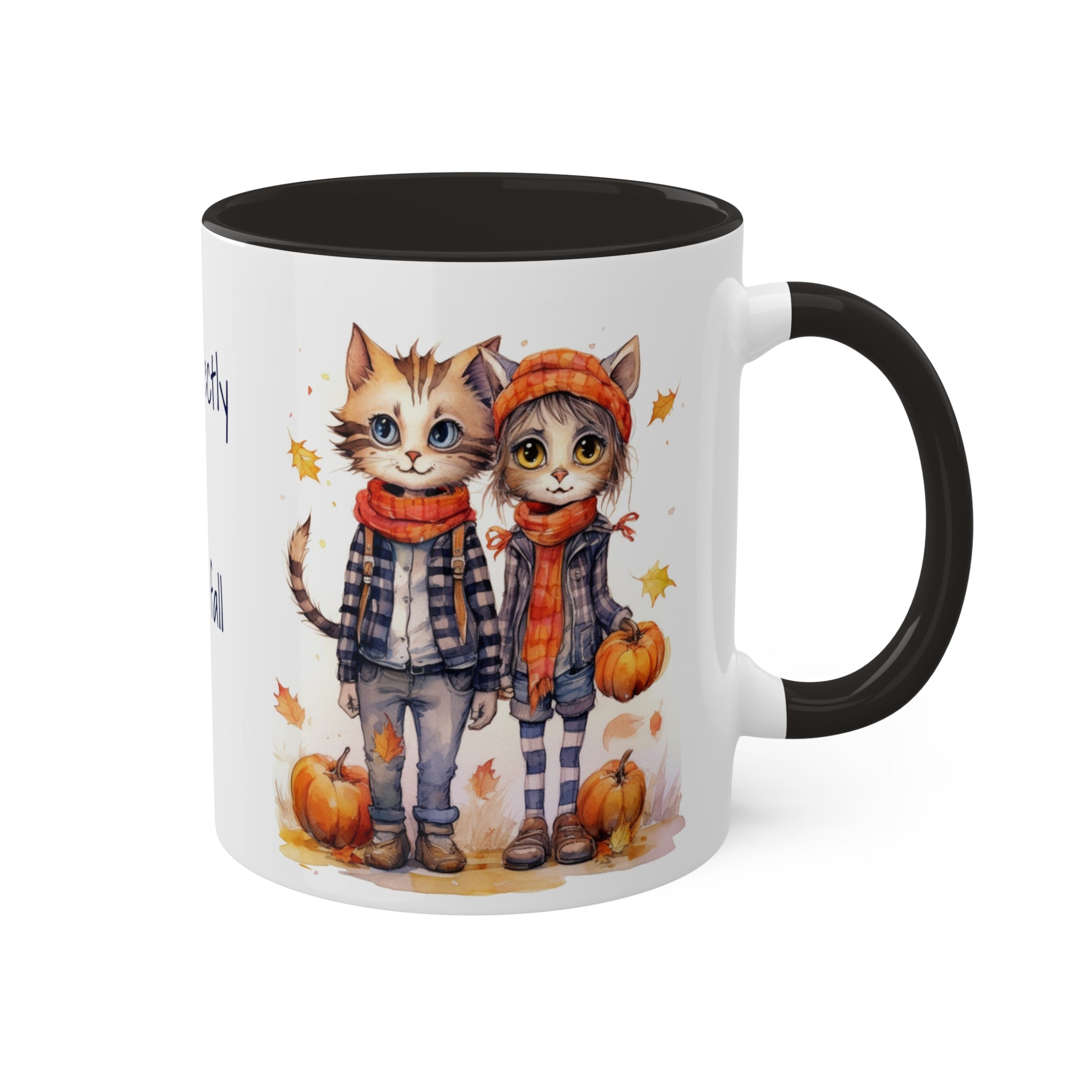 Kurt & Callie Cozy Fall Kitties Mug