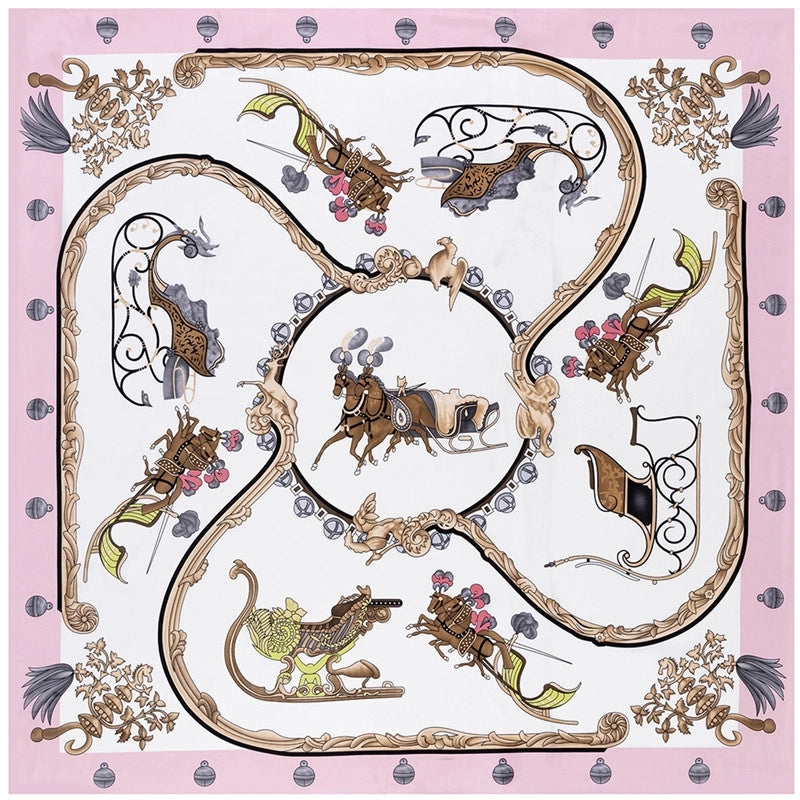 New Silk Scarf Print Ladies Shawl Scarf
