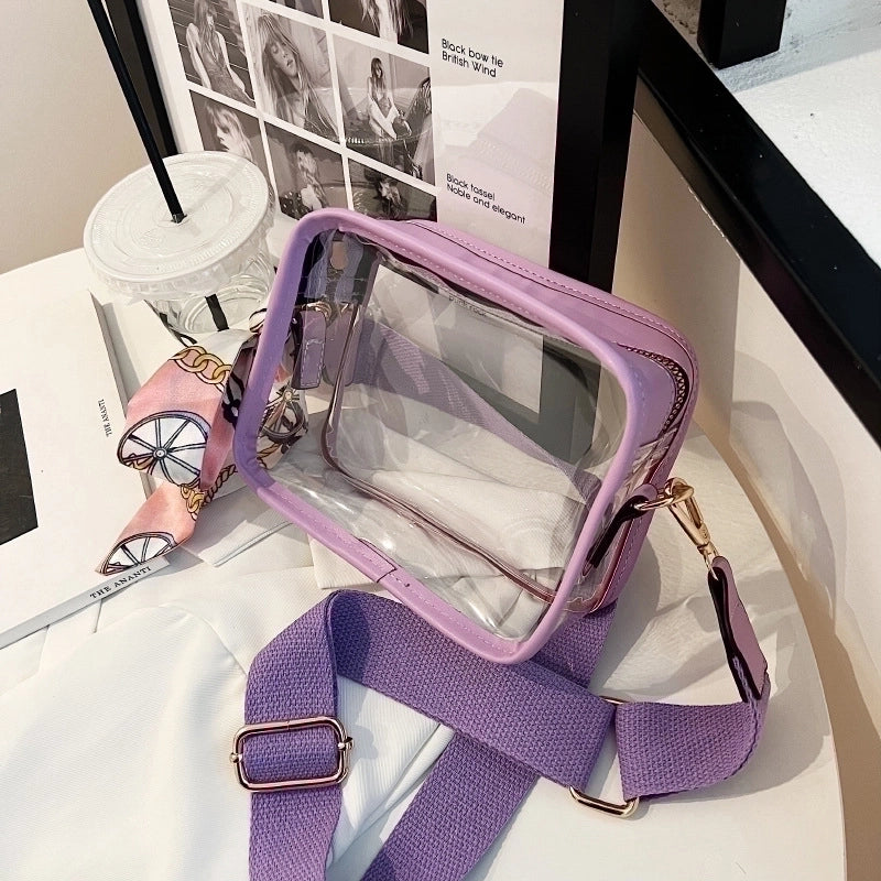 Women's All Seasons Pvc Streetwear Square Bag