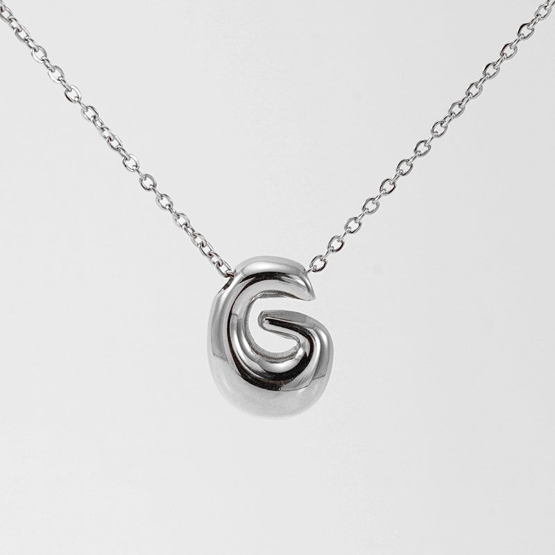 Basic Classic Style Letter 304 Stainless Steel 18K Gold Plated Plating Pendant Necklace