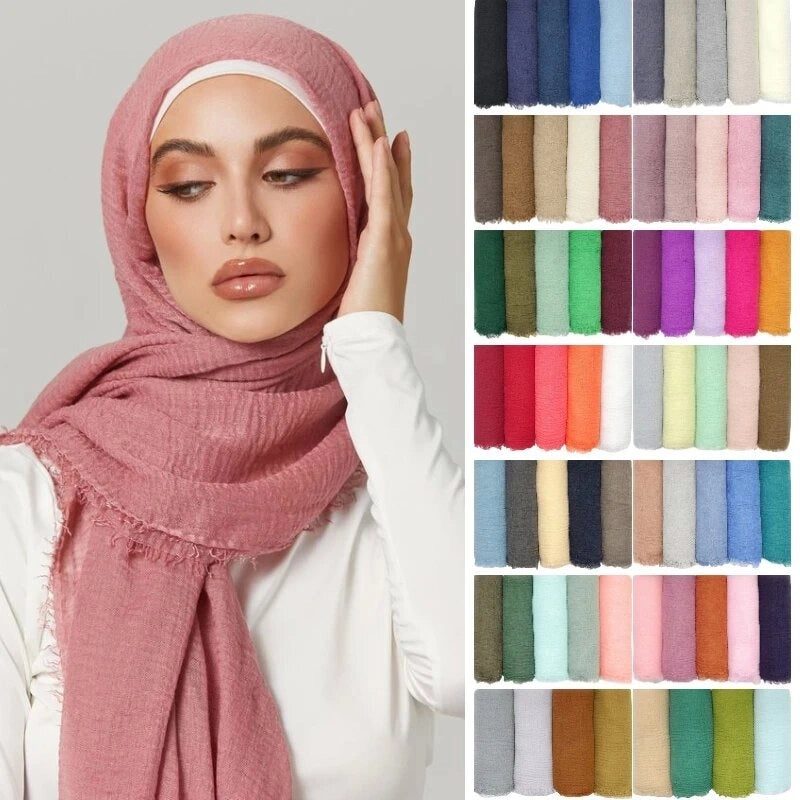 Breathable Cotton And Linen Covered Scarf Scarf Scarf Ethnic Style Covered Turban Hat