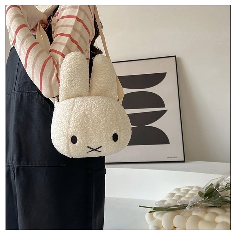 Unisex All Seasons Plush Cute Shoulder Bag
