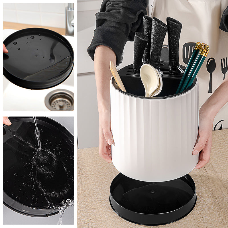 360°Rotation Kitchen Utensil Holder