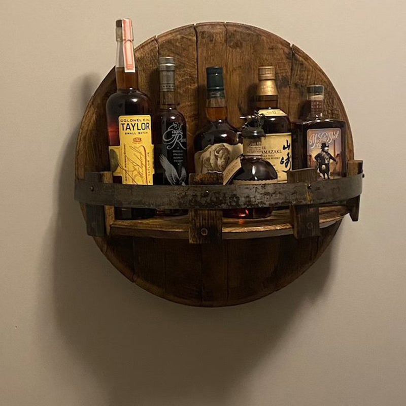 Hot Sale 50% OFF - Bourbon Whiskey Barrel Shelf