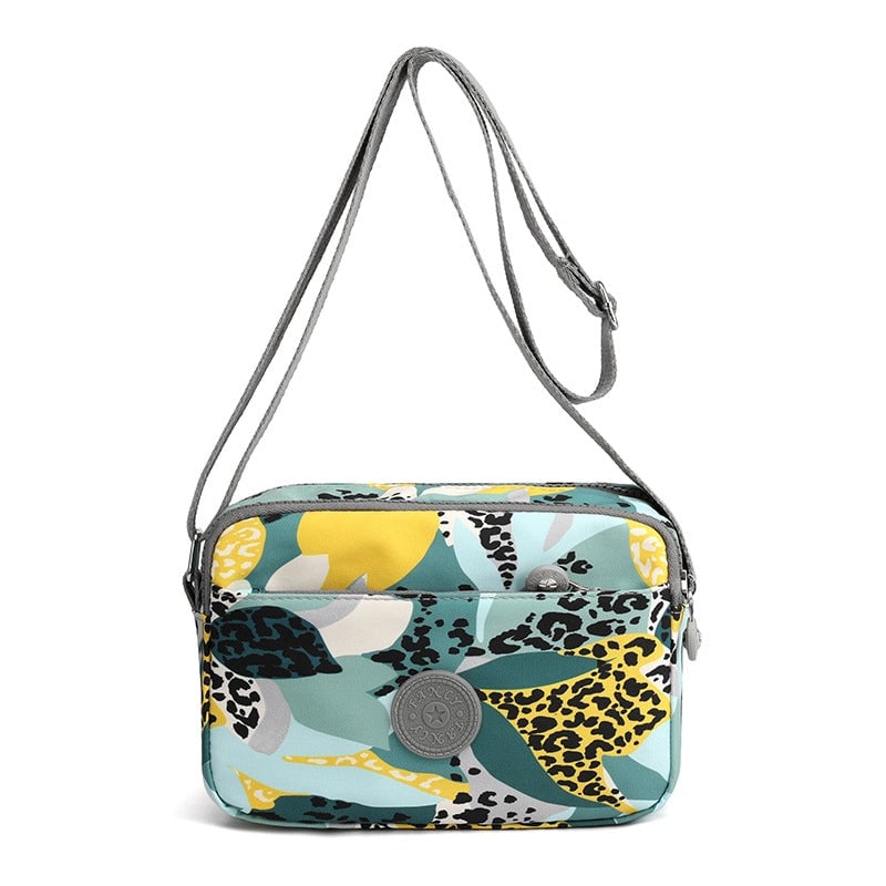 Unisex Oxford Cloth Printing Streetwear Square Zipper Square Bag