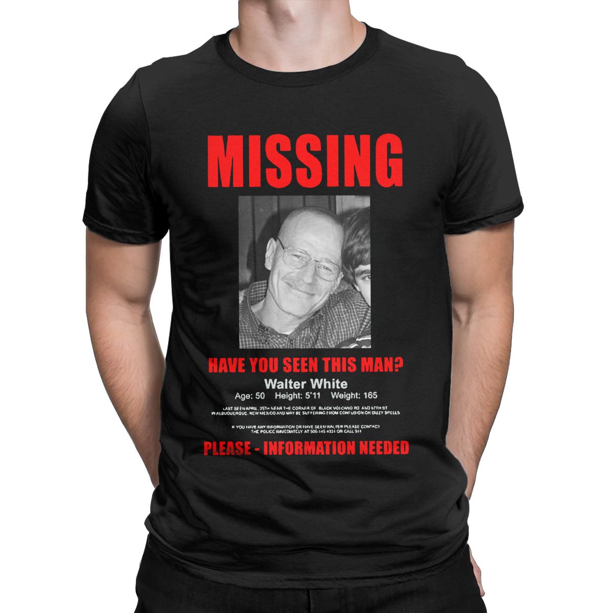 Walter White Missing Tee