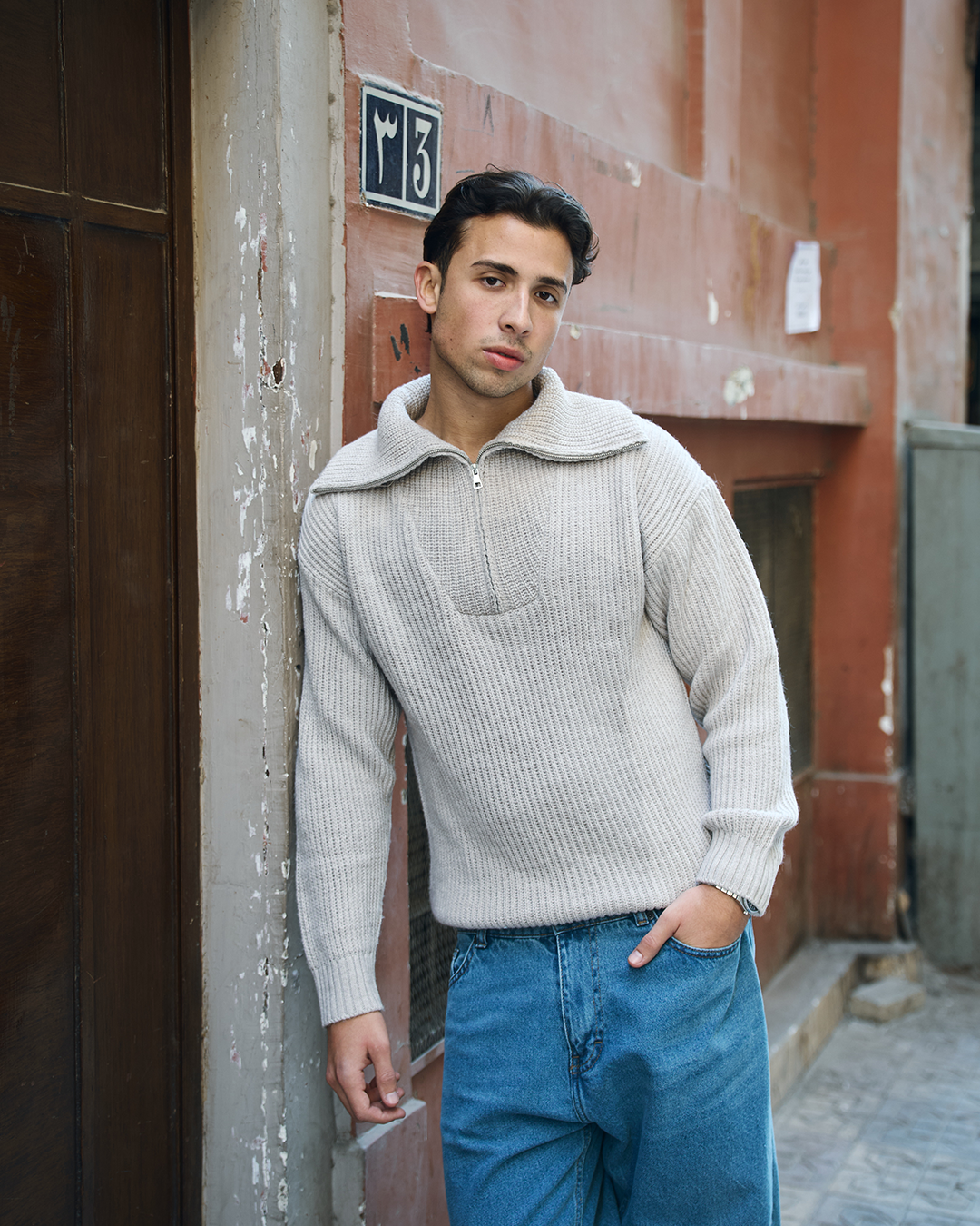 Men Knitted Tricot Pullover