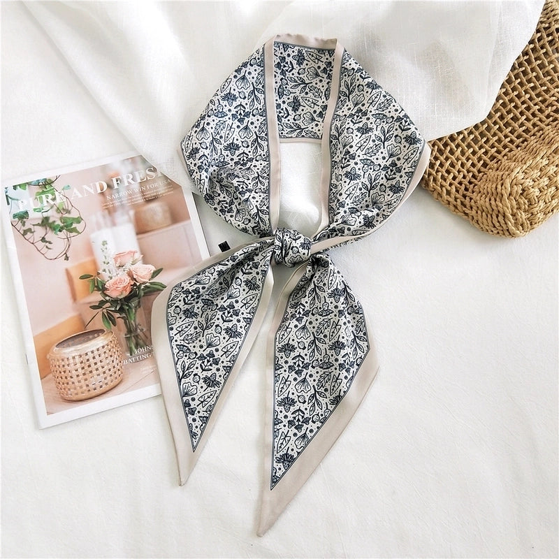 Fashion Printing Long Silk Scarf