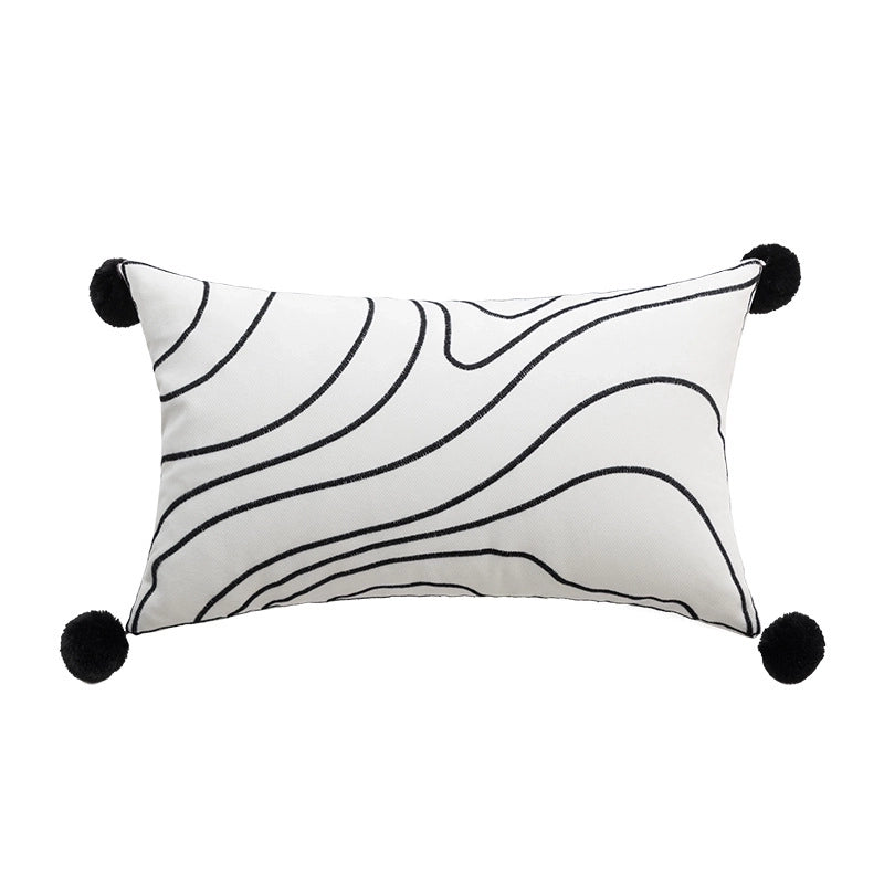 Retro Abstract Painting Tiger Cotton Plush Pillow Cases