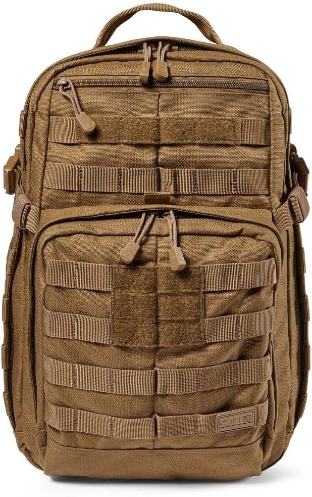 5.11 Tactical Backpack, RUSH 12 2.0 Military Survival Molle Backpack with Laptop Compartment, 24L, Style 56561ABR/56562ABR