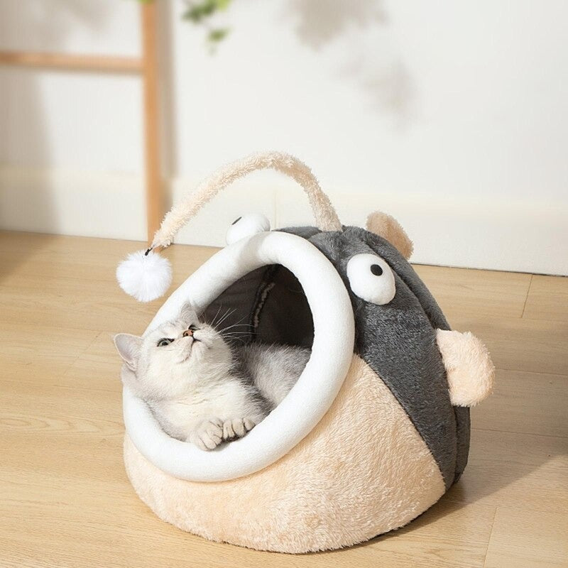 Warm Cave Cat Bed