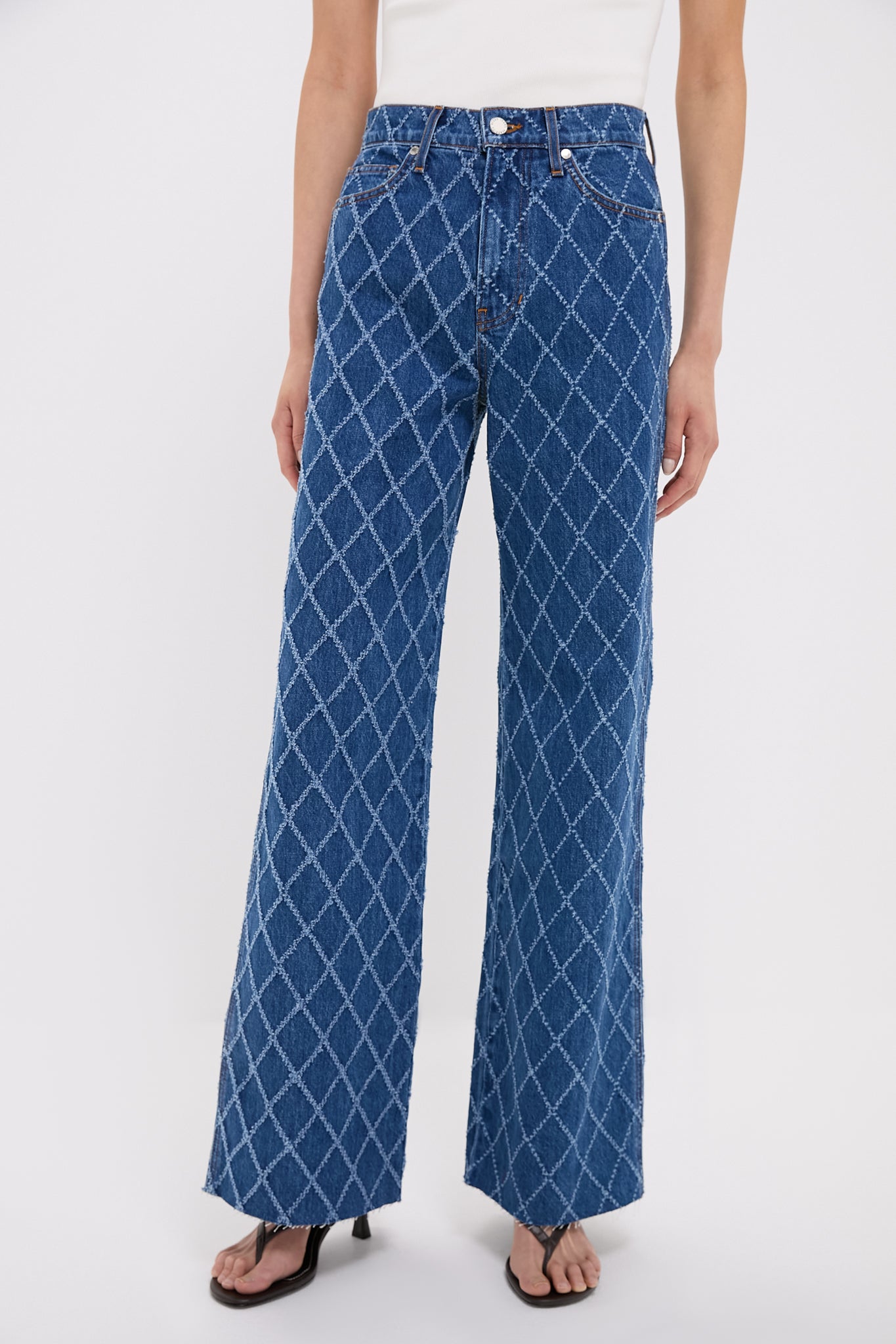 Blue Diamond Taylor High Rise Wide Leg