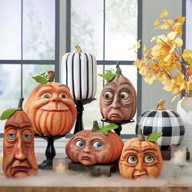 🤣Funny Pumpkin Garden Decoration Indoor Decorations🎁