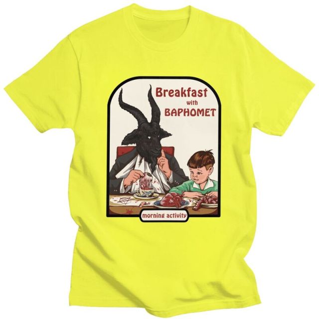 Breakfast With Baphomet Tee