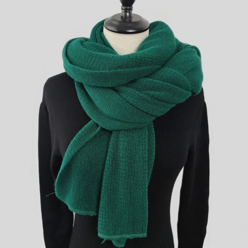 Women's Minimalist Classic Style Color Block Imitation Cashmere Scarf