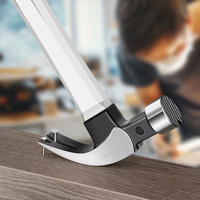 Carbon Steel Long Handle Magnetic Claw Hammer
