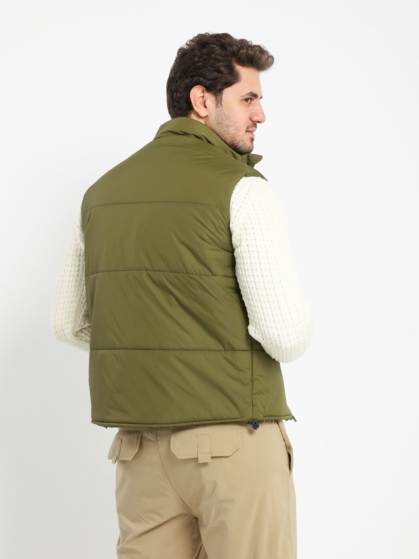 Textured Puffed Vest
