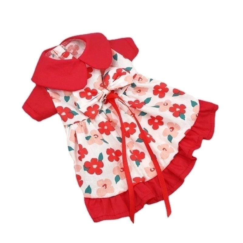Sweet Cotton Flower Pet Clothing