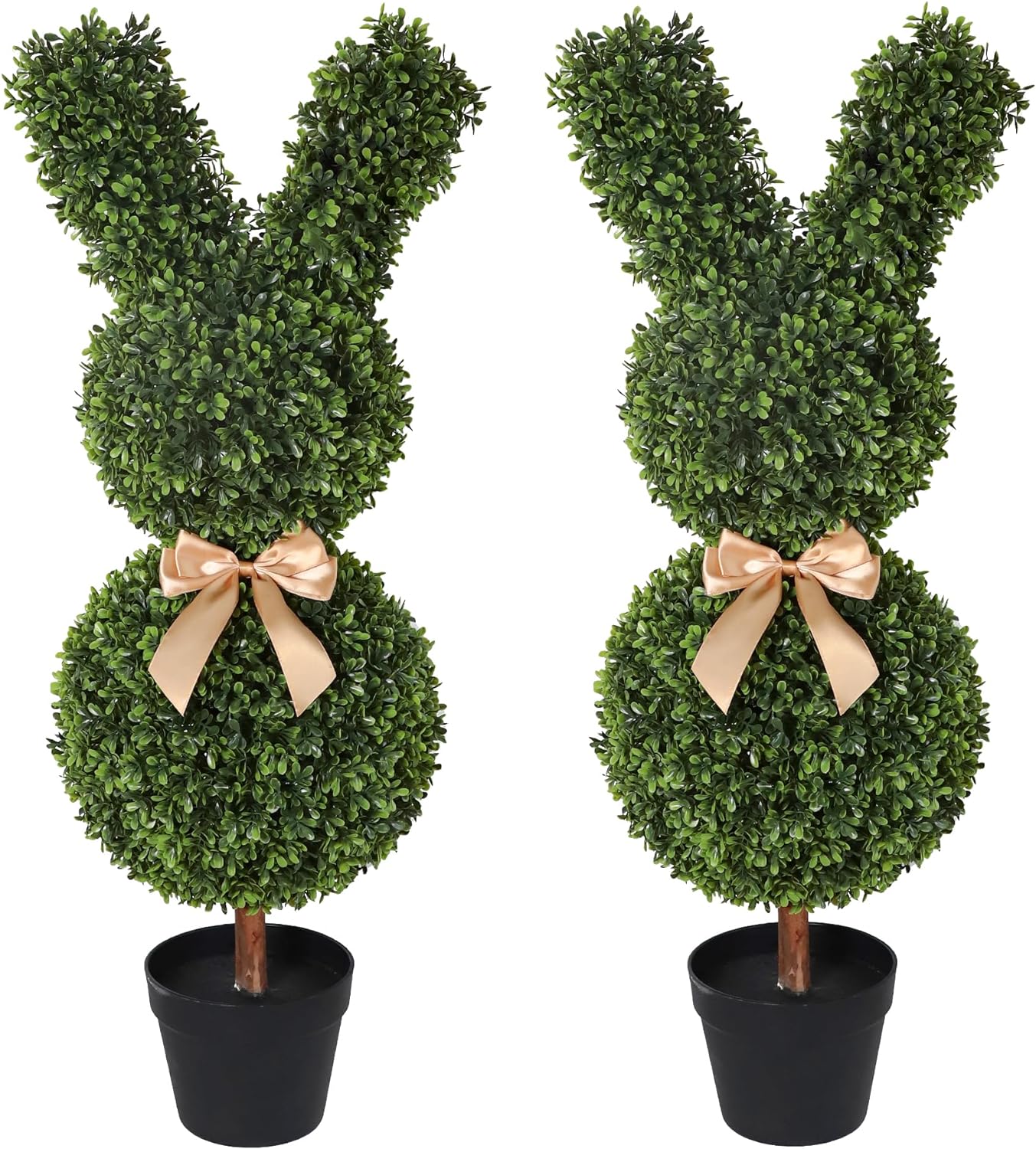 ✨Buy 2 Get 1 Free🐰Easter Hot Sale💥Artificial Bunny-Shaped Topiary Tree 35''