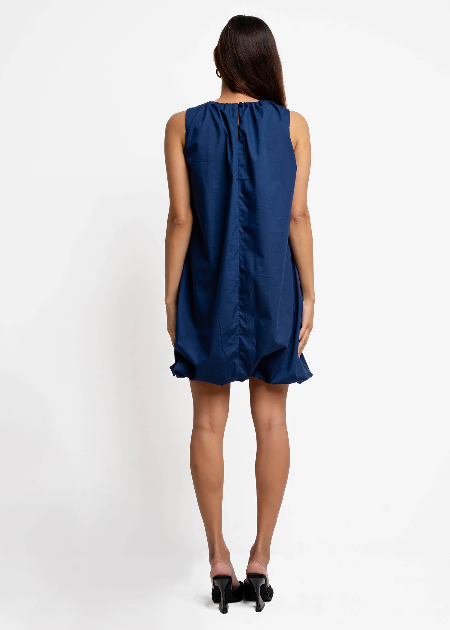 Sleeveless Bubble Hem Dress