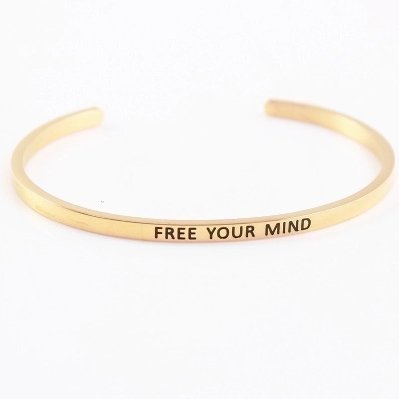 2 Pieces Casual Minimalist Letter 304 Stainless Steel Stainless Steel Bracelets In Bulk