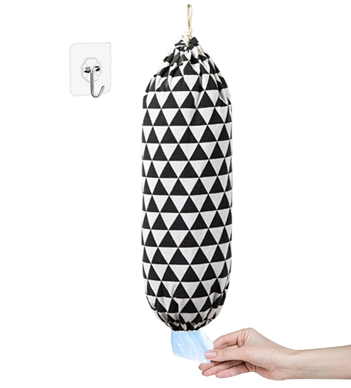 New Kitchen Garbage Bag Storage Bag Large Grocery Bag Wall Hanging Extraction Convenient Plastic Bag Storage Hanging Bag