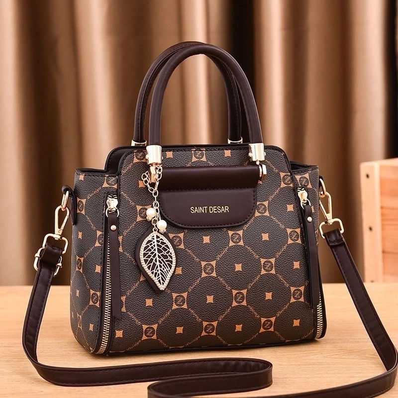 Women's Medium All Seasons Pu Leather Vintage Style Handbag