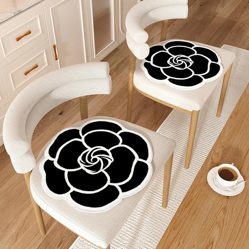 Casual Elegant Lady Flower Polyester Seat Cushion Couch & Sofa Decor