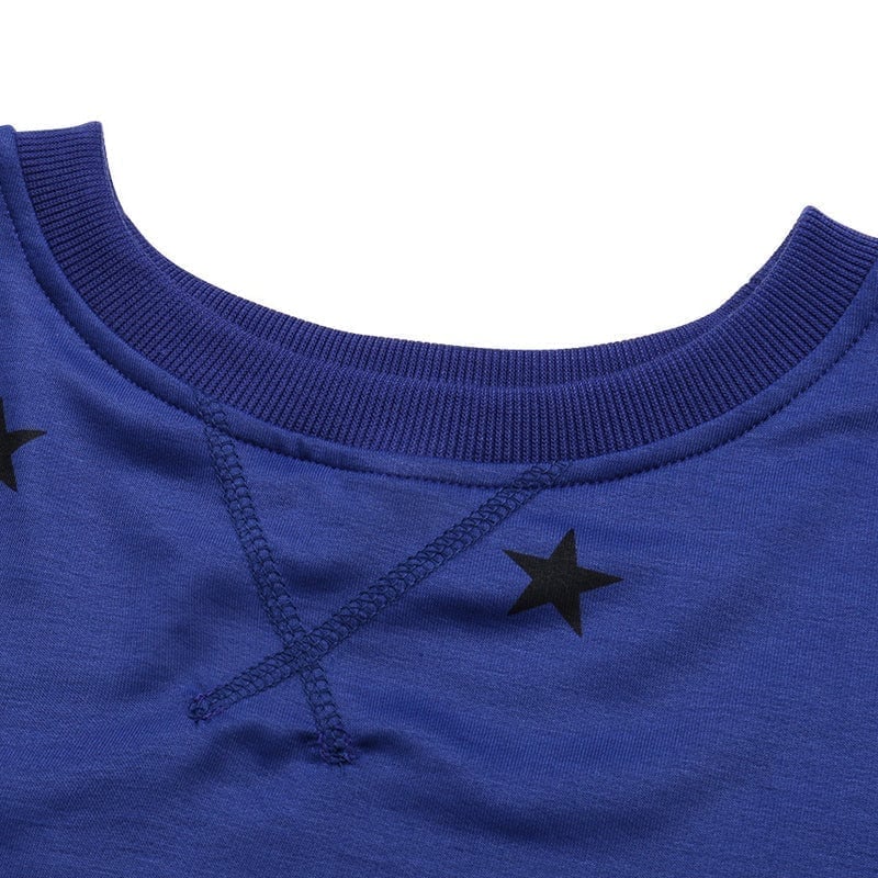 Oversized Long Sleeve Star T-Shirt