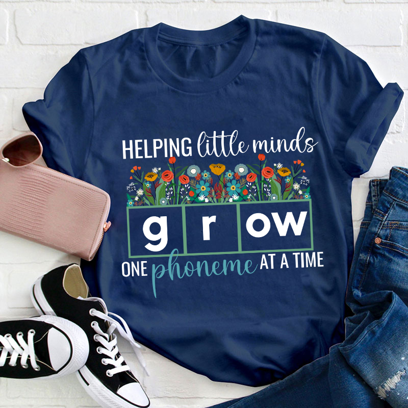 Help Little Minds Grow Teacher T-Shirt