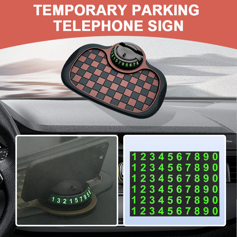 Multifunctionele Auto Telefoonhouder met Antislip Dashboardmat