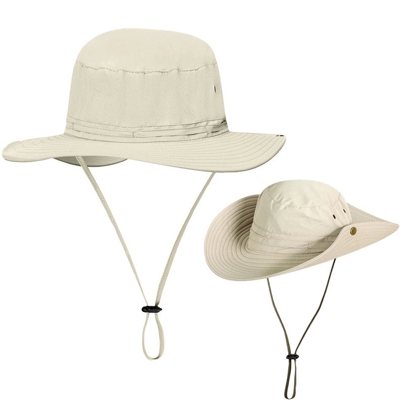 Unisex Casual Minimalist Letter Solid Color Embroidery Big Eaves Bucket Hat