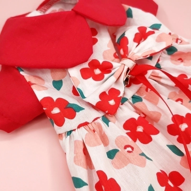 Sweet Cotton Flower Pet Clothing