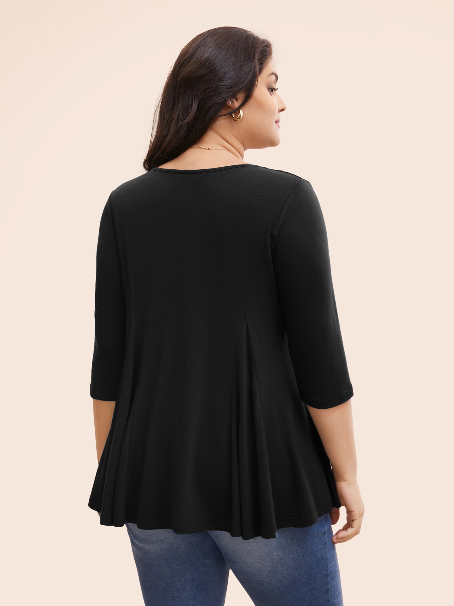 Supersoft Essentials Cross Straps Pleated T-shirt