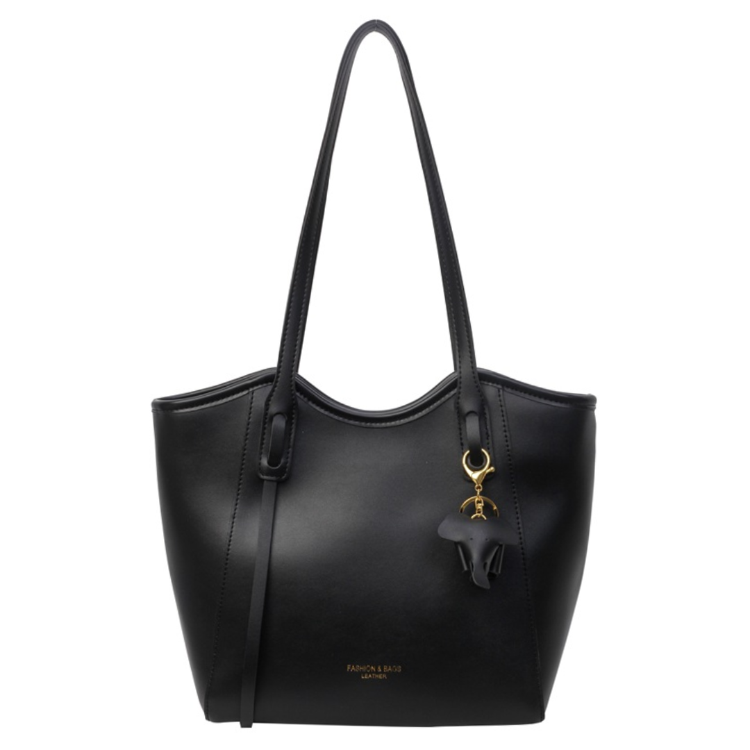 Textured  Large Capacity Commuter Tote Bag